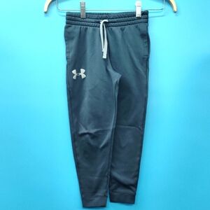Under Armour Gray Tapered Sweatpants with Elastic Waistband